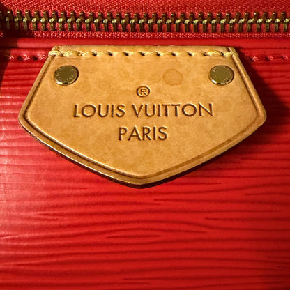 Louis Vuitton Doc PM Epi Leder Rot Gold mit Schulterriemen
