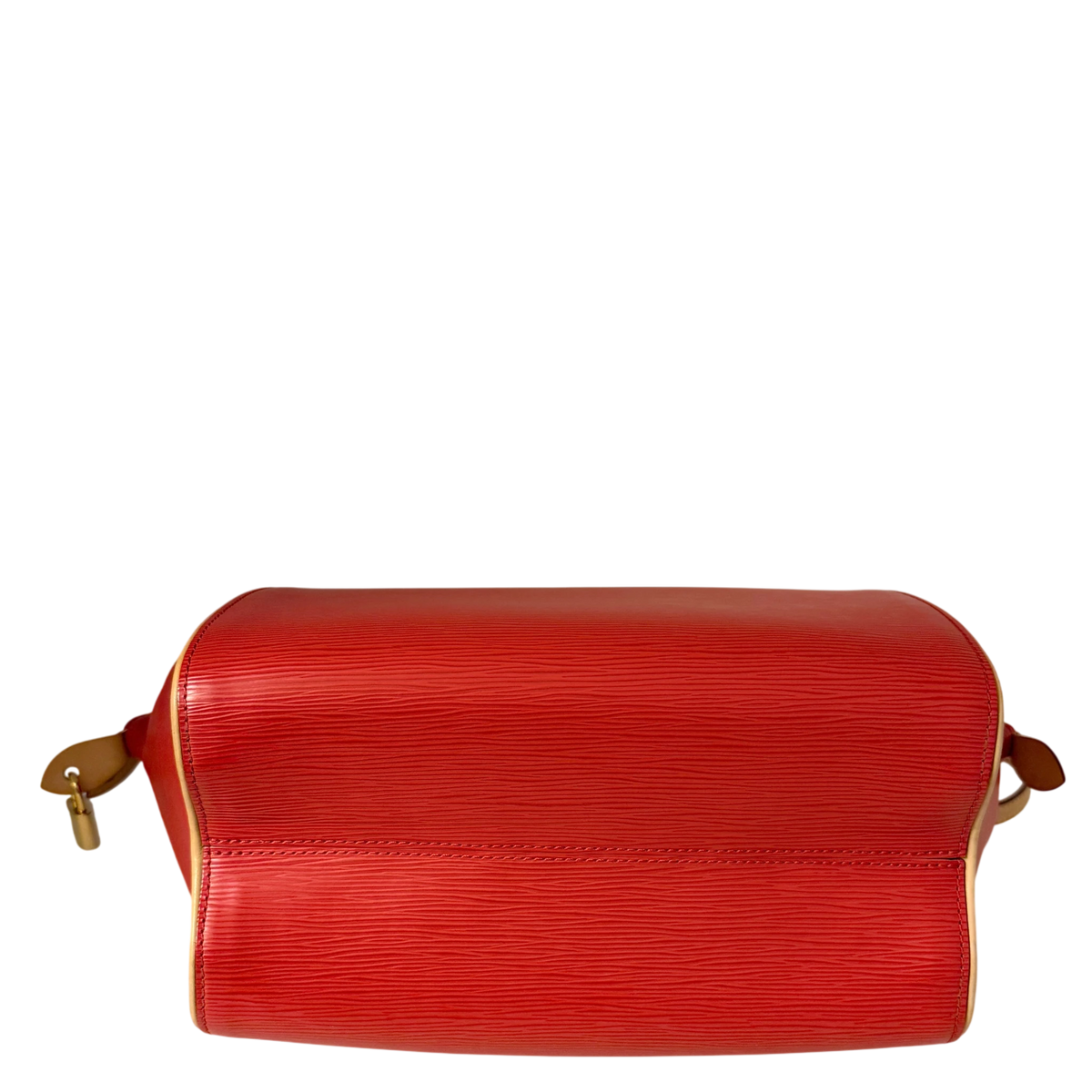 Louis Vuitton Doc PM Epi Leder Rot Gold mit Schulterriemen