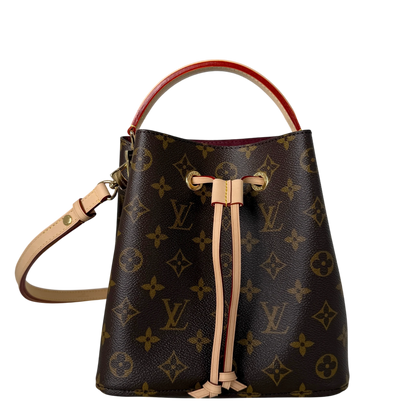 Louis Vuitton NéoNoé BB Monogram Canvas Braun Bordeaux Gold