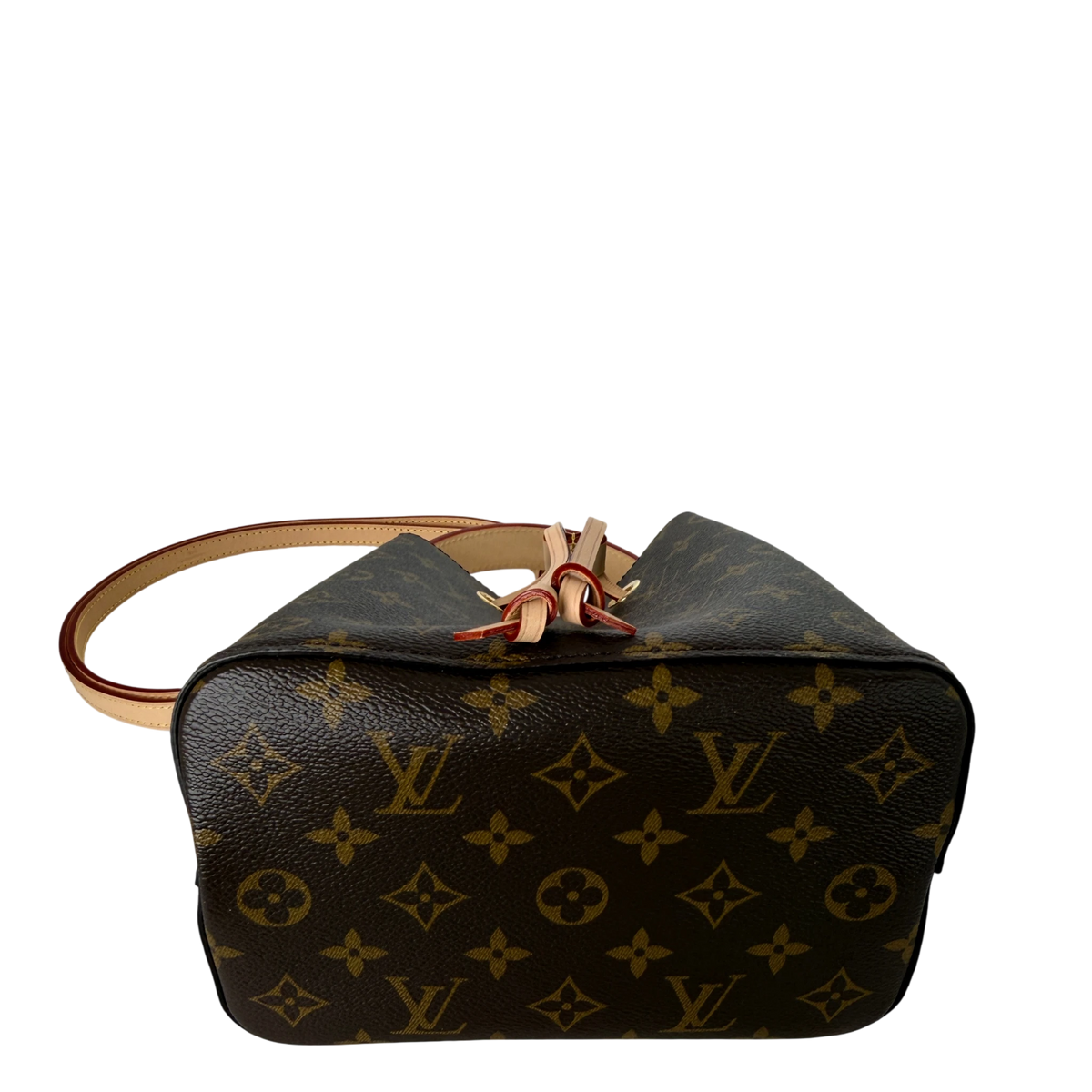 Louis Vuitton NéoNoé BB Monogram Canvas Braun Bordeaux Gold – Ansicht 3
