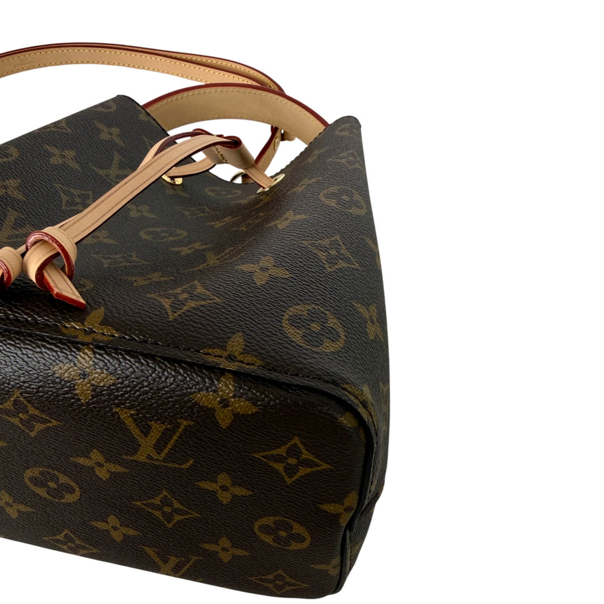 Louis Vuitton NéoNoé BB Monogram Canvas Braun Bordeaux Gold – Ansicht 11