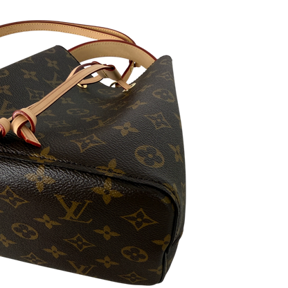 Louis Vuitton NéoNoé BB Monogram Canvas Braun Bordeaux Gold – Ansicht 11