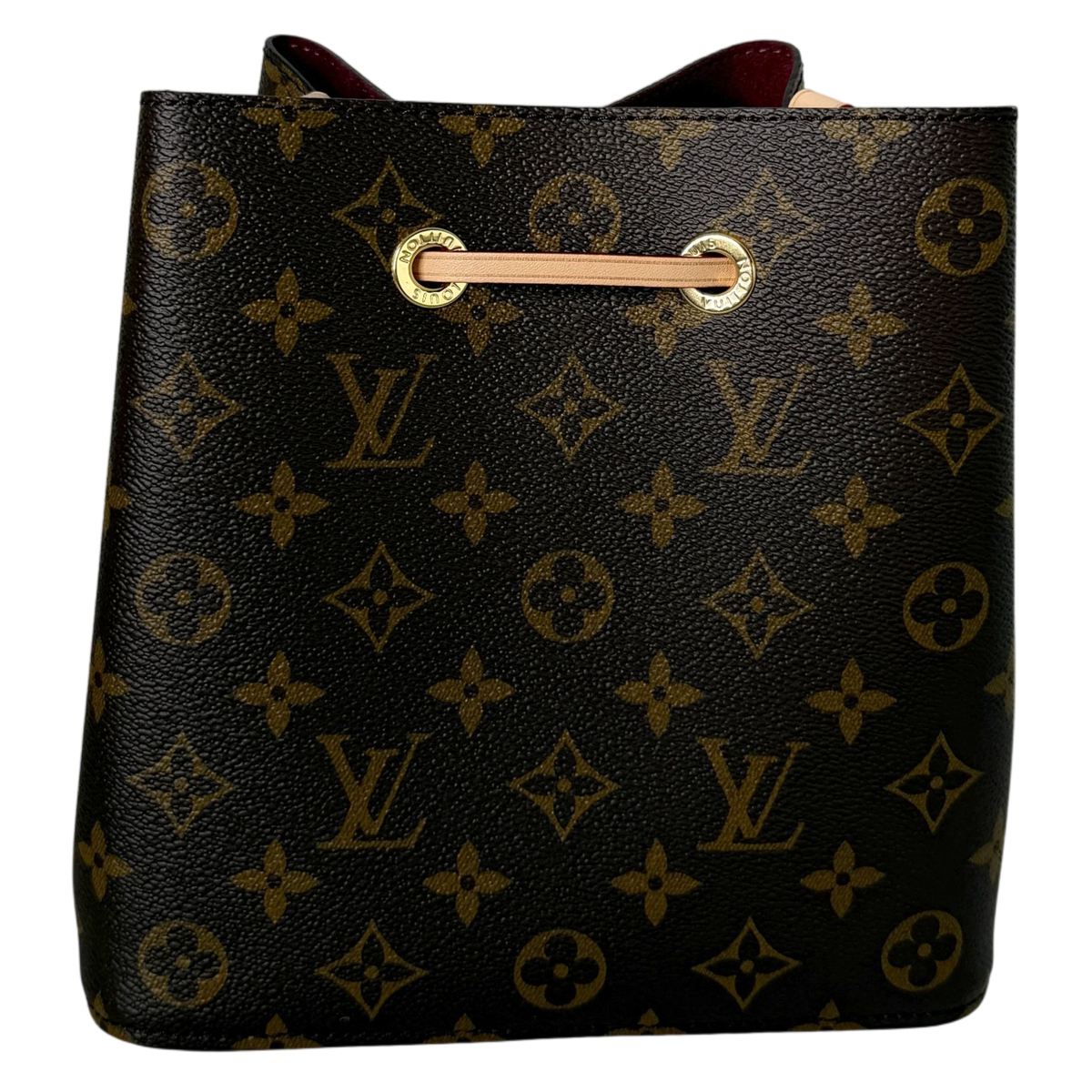 Louis Vuitton NéoNoé BB Monogram Canvas Braun Bordeaux Gold – Ansicht 2