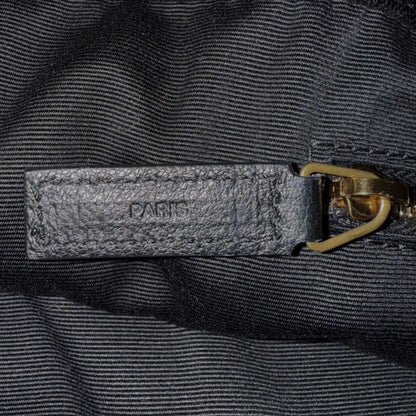 Saint Laurent ICARE Maxi-Shopper aus gestepptem Lammleder Schwarz / sehr gut Saint Laurent