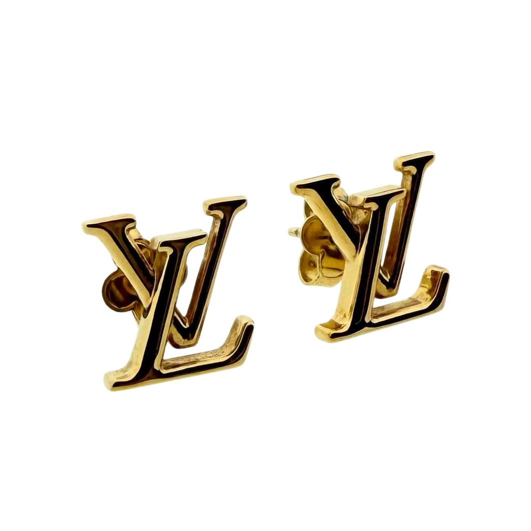 Louis Vuitton LV Iconic oorbellen goud