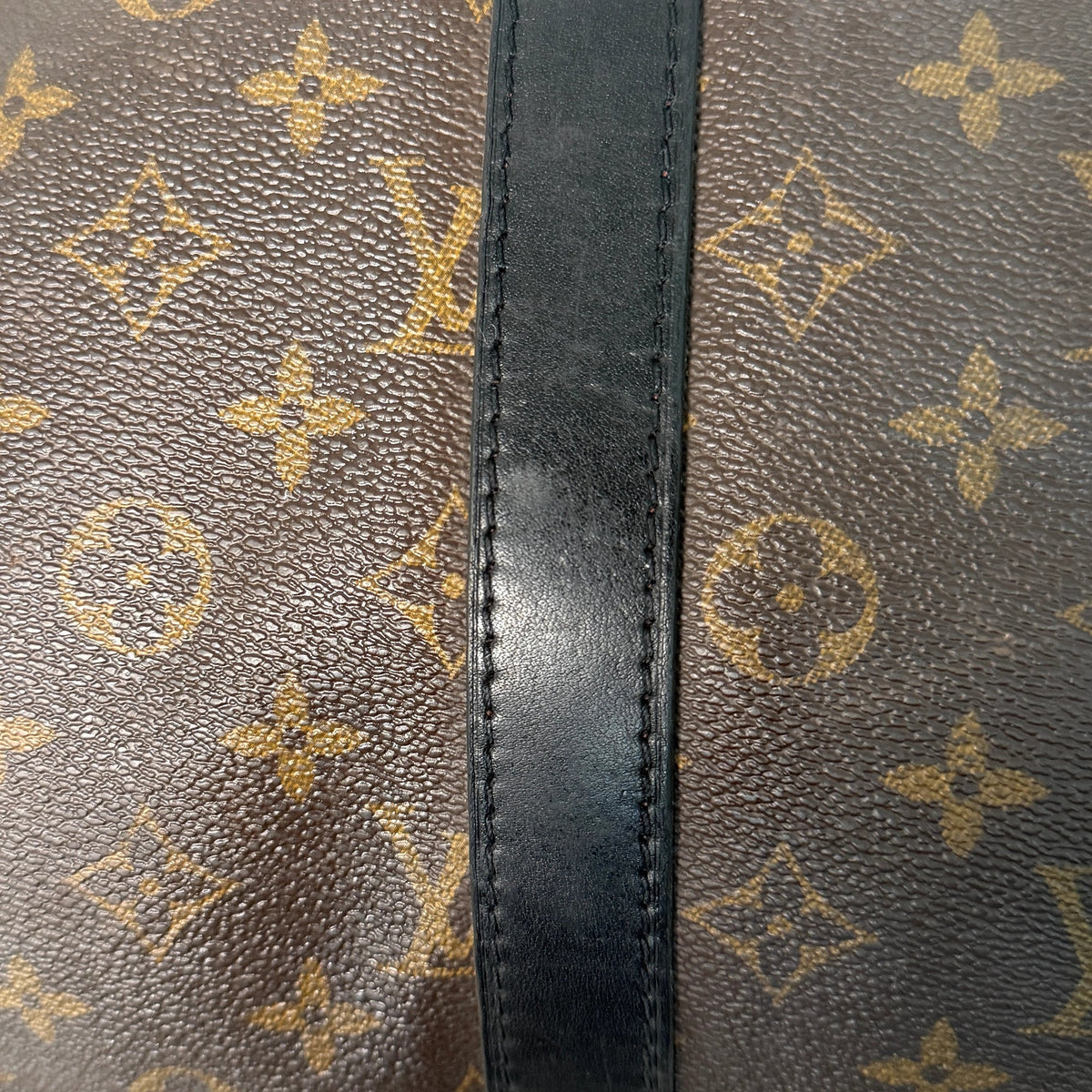 Louis Vuitton Keepall 55 Reisetasche mit Schulterriemen Braun / gut Louis Vuitton