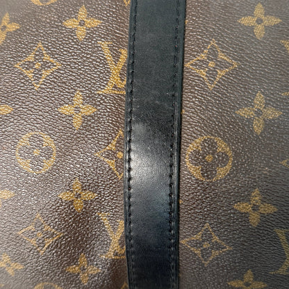 Louis Vuitton Keepall 55 Reisetasche mit Schulterriemen Braun / gut Louis Vuitton