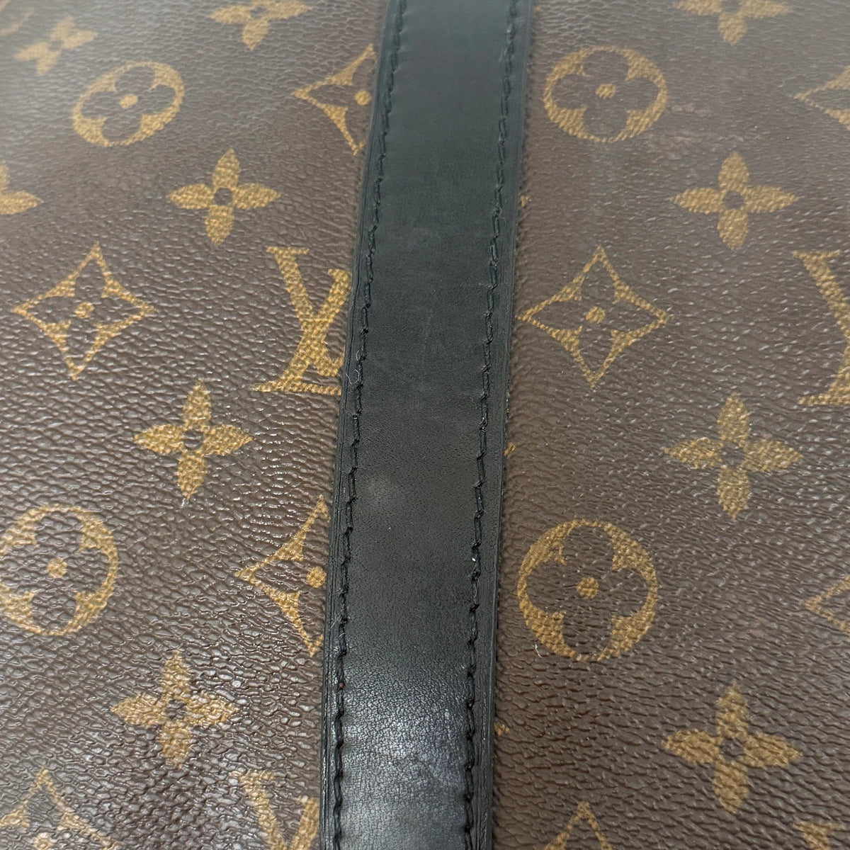 Louis Vuitton Keepall 55 Reisetasche mit Schulterriemen Braun / gut Louis Vuitton