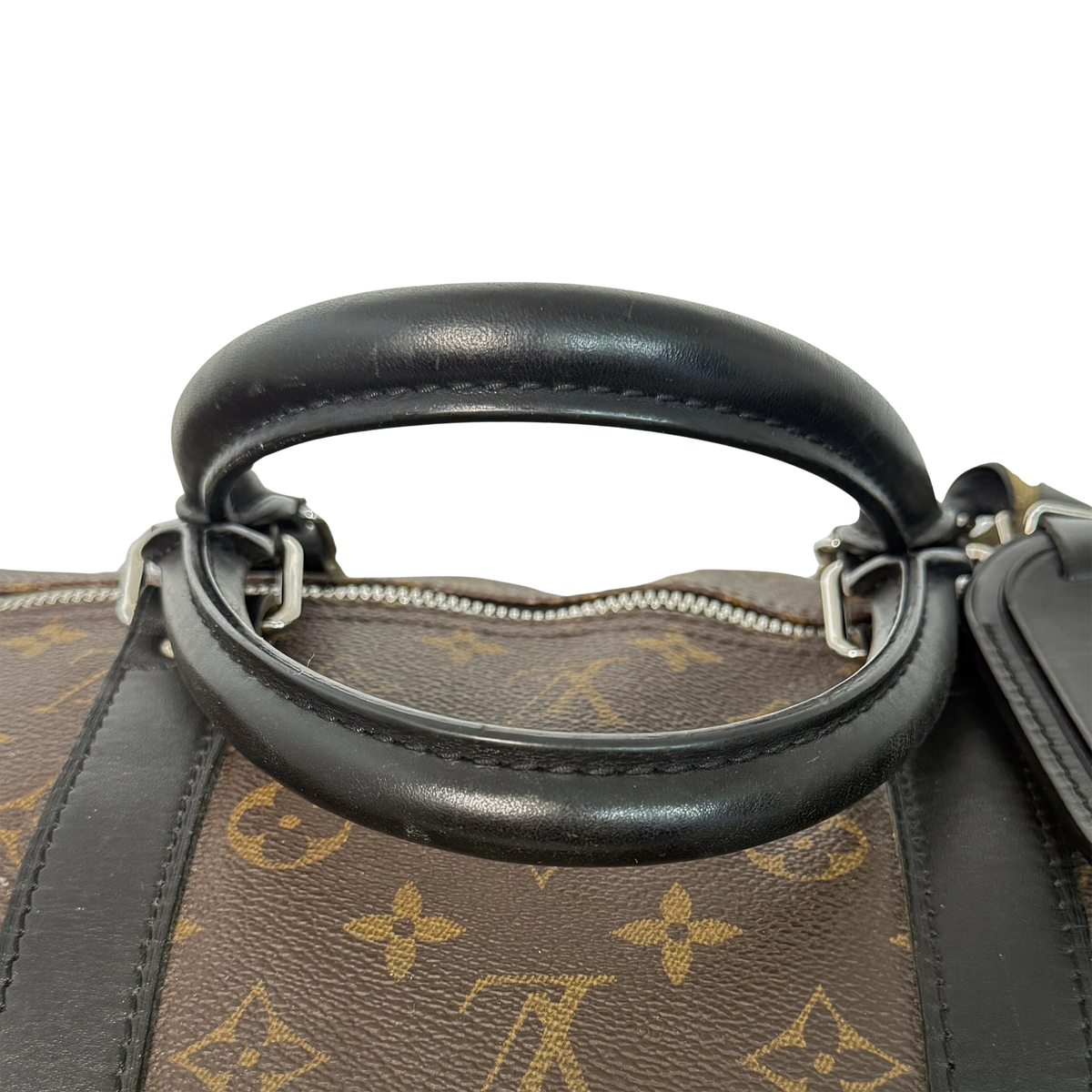 Louis Vuitton Keepall 55 Reisetasche mit Schulterriemen Braun / gut Louis Vuitton