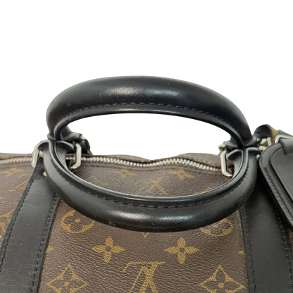 Louis Vuitton Keepall 55 Reisetasche mit Schulterriemen Braun / gut Louis Vuitton