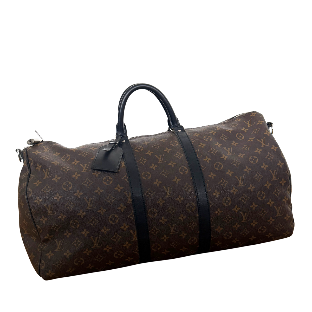 Louis Vuitton Keepall 55 Reisetasche mit Schulterriemen Braun / gut Louis Vuitton