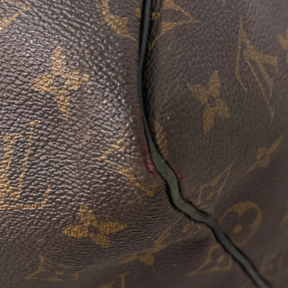 Louis Vuitton Keepall 55 Reisetasche mit Schulterriemen Braun / gut Louis Vuitton