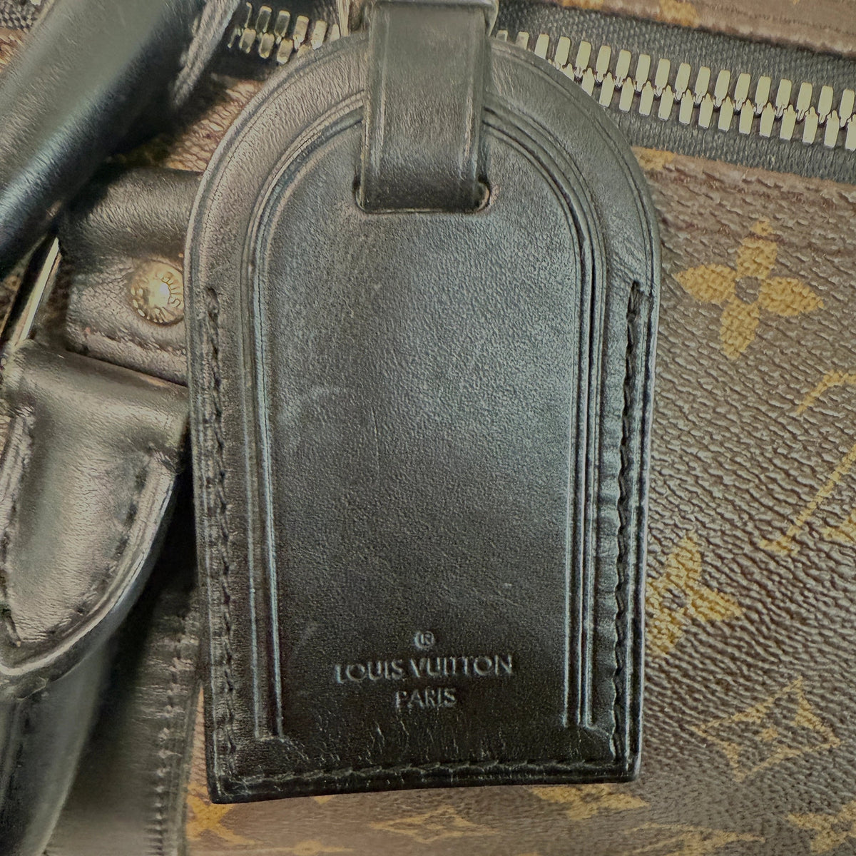 Louis Vuitton Keepall 55 Reisetasche mit Schulterriemen Braun / gut Louis Vuitton