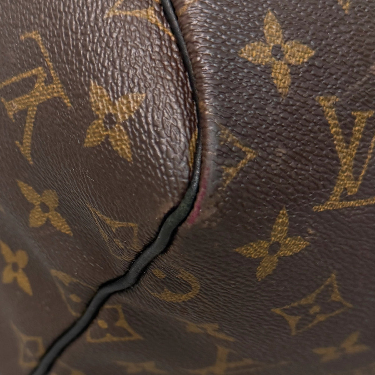 Louis Vuitton Keepall 55 Reisetasche mit Schulterriemen Braun / gut Louis Vuitton