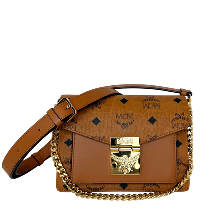 MCM Patricia Crossbody-Tasche in Visetos / neuwertig MCM