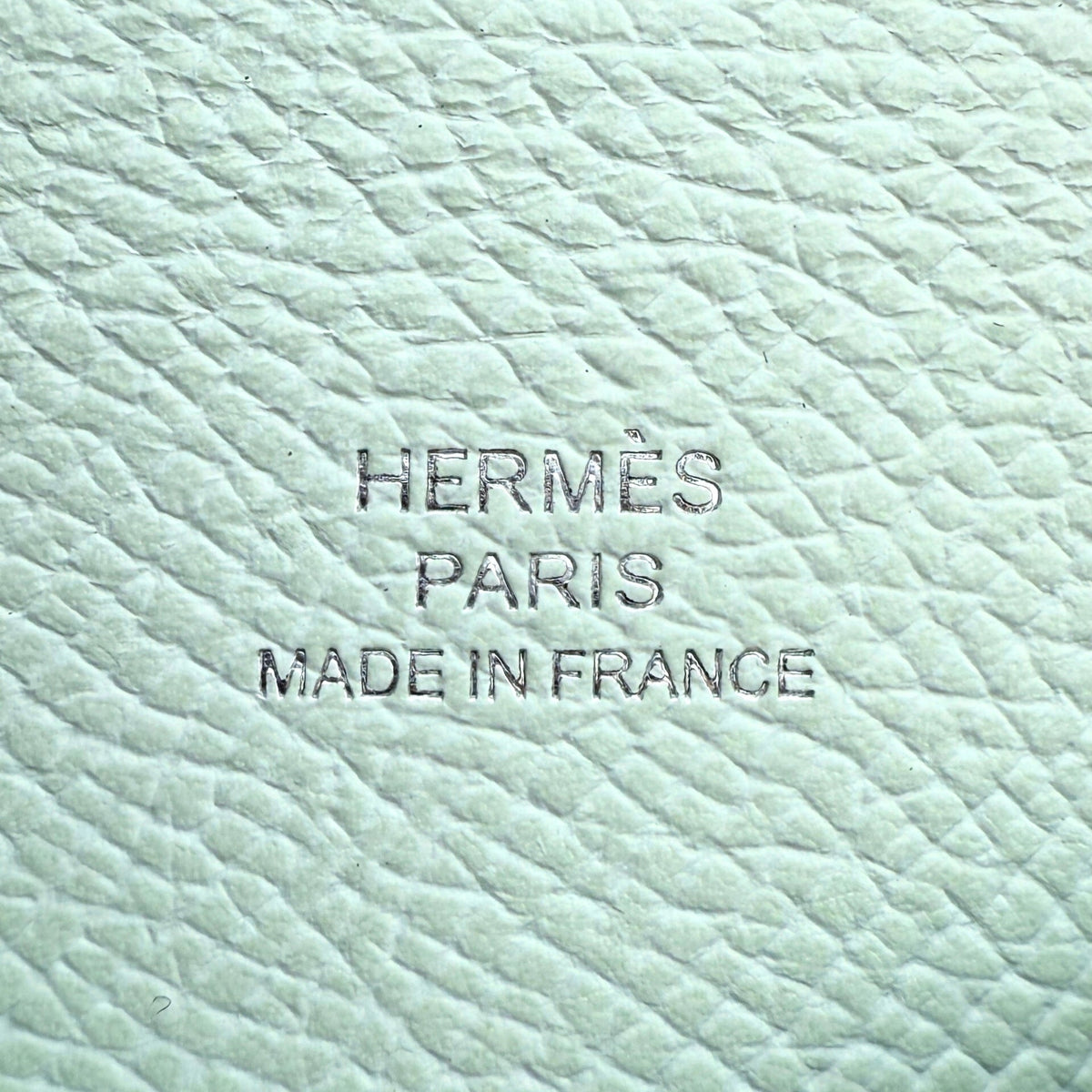 Hermès Kartenetui Calvi Duo Compact Vert Peppermint Fullset / neuwertig Hermès