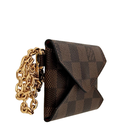 Louis Vuitton Kirigami Halskette Damier Ebene Braun / sehr gut Louis Vuitton