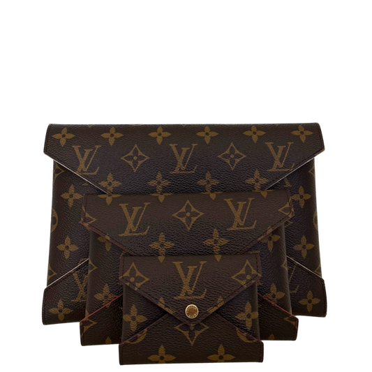 Louis Vuitton Kirigami Pochette Monogram Braun / neuwertig Louis Vuitton