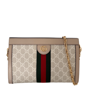 Gucci Ophidia GG kleine schoudertas Beige