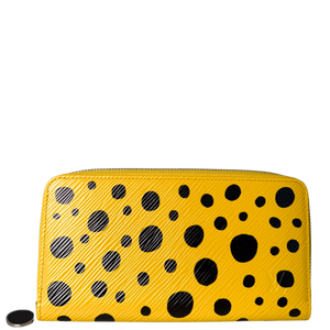 Louis Vuitton x Yayoi Kusama Zip Around Epi-Leder M81960 Geel