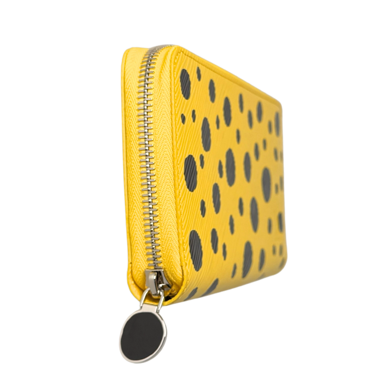 Louis Vuitton x Yayoi Kusama Zip Around Geldbörse in Epi-Leder M81960 Gelb Fullset / neuwertig Louis Vuitton
