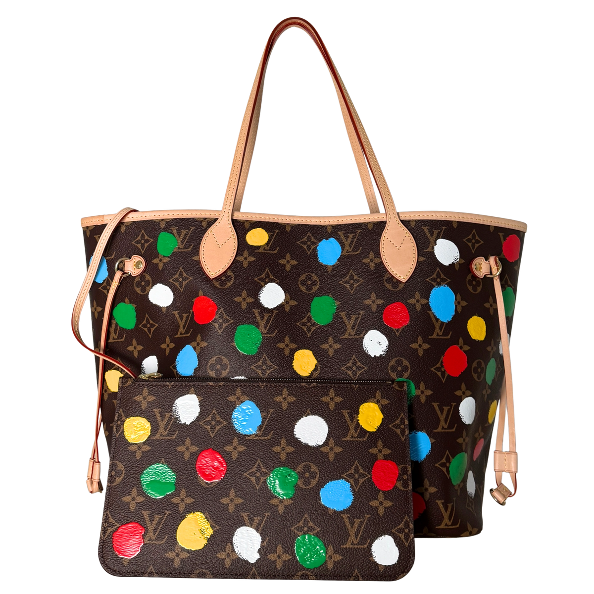 Louis Vuitton x Yayoi Kusama Neverfull MM Bruin