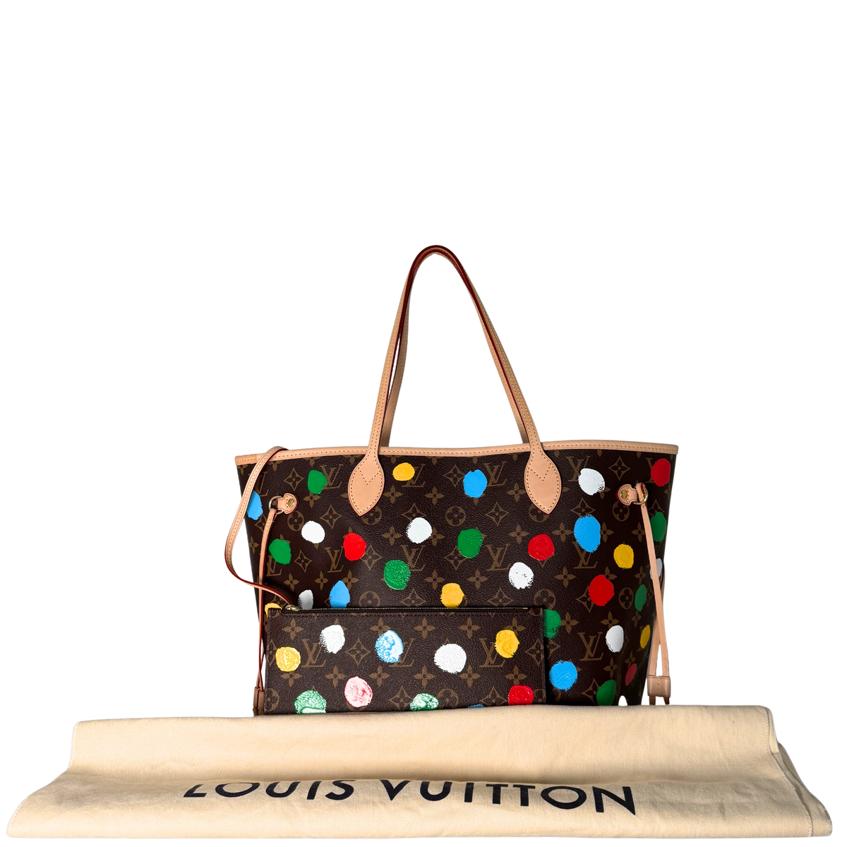Louis Vuitton x Yayoi Kusama Neverfull MM Bruin