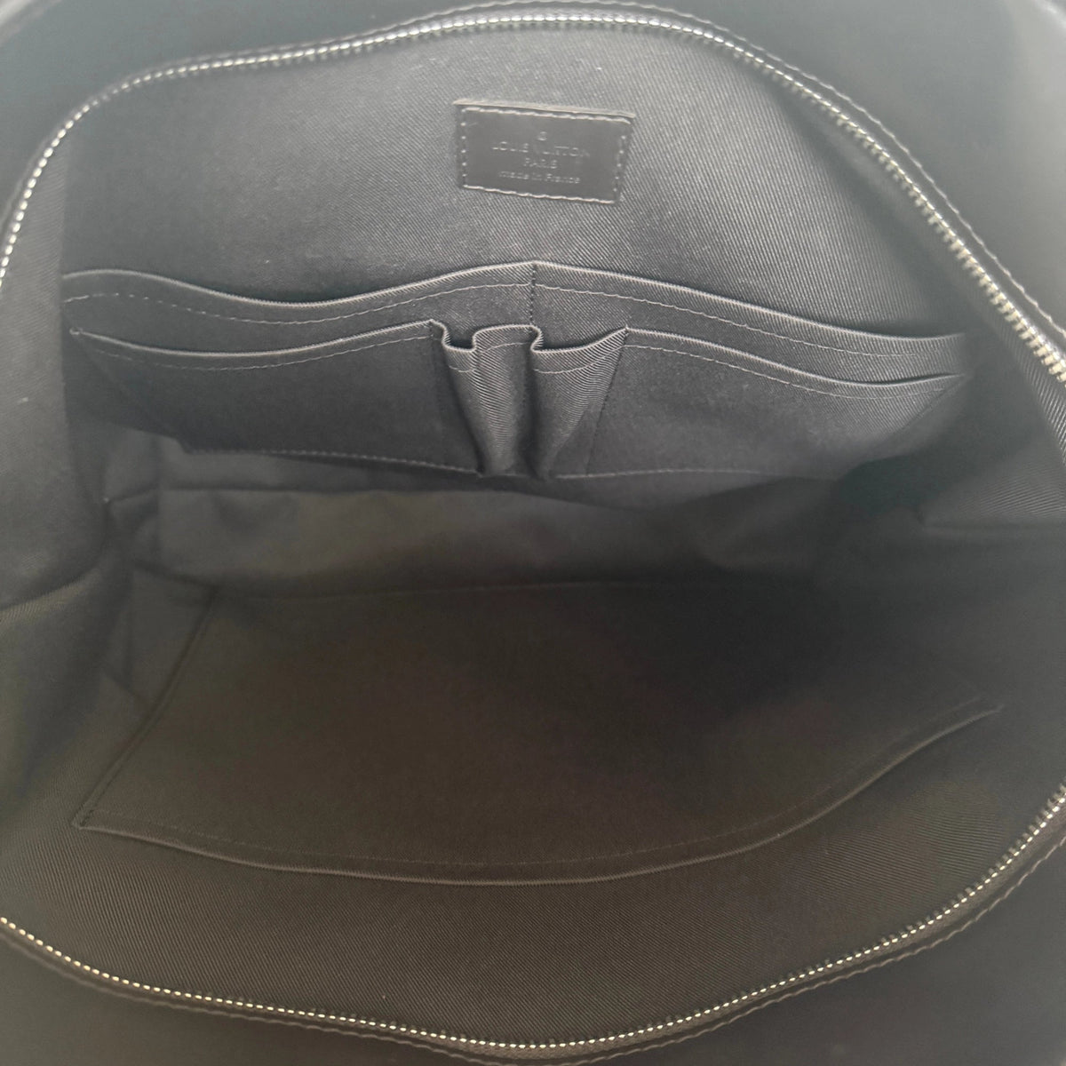 Louis Vuitton Damier Ebene Jake Tote Bag N41559 Braun / sehr gut Louis Vuitton