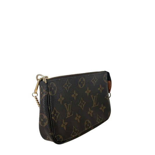 Louis Vuitton Mini Pochette Braun / gut Louis Vuitton