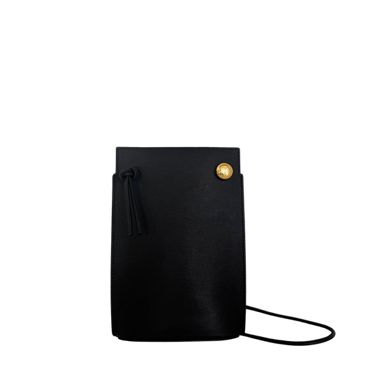 Loewe Pebble Dice Tasche aus klassischem Kalbsleder Schwarz / neuwertig Loewe