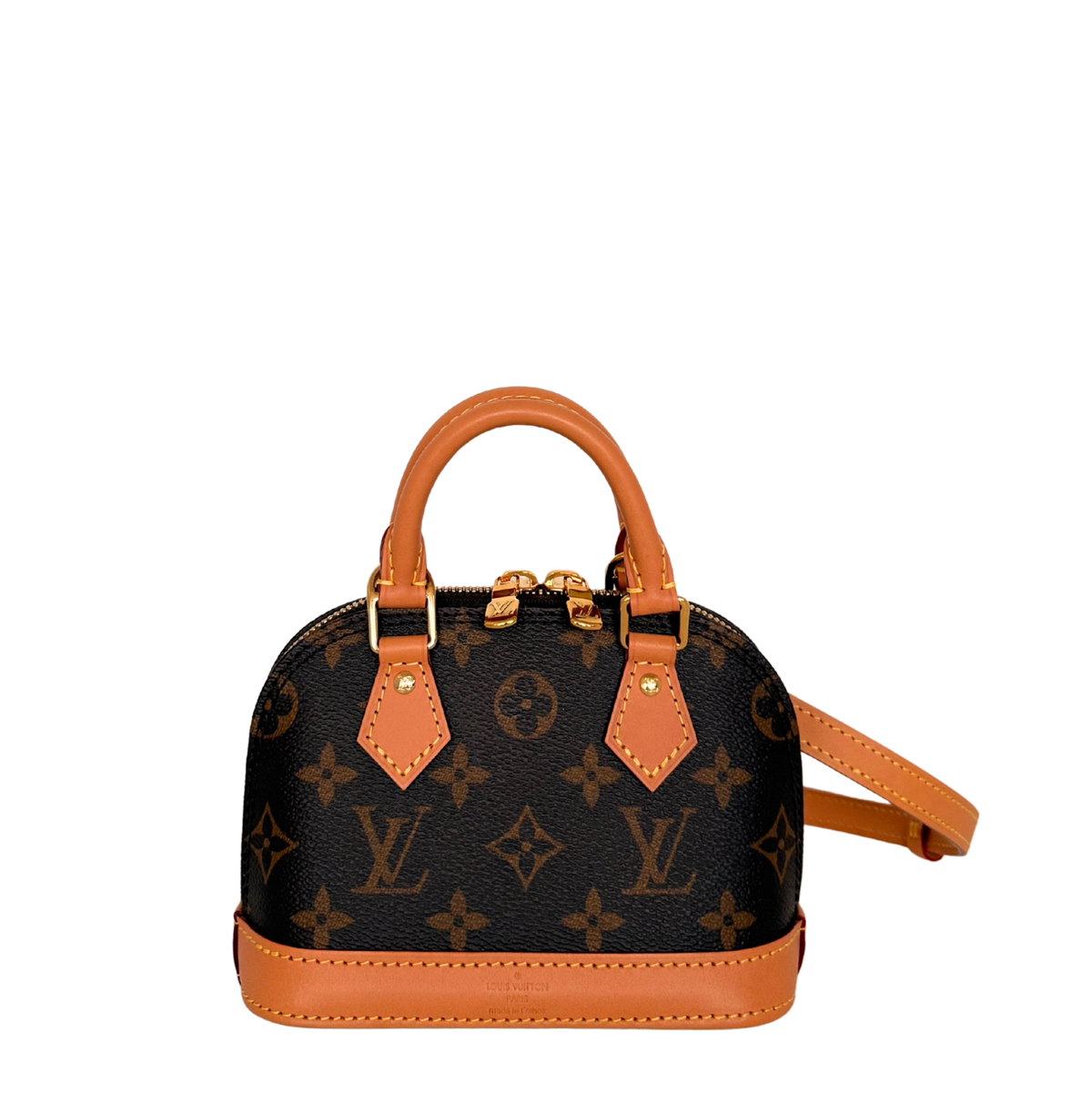 Louis Vuitton Nano Alma Monogram Canvas M82717 Braun Fullset 2025 / neuwertig Louis Vuitton