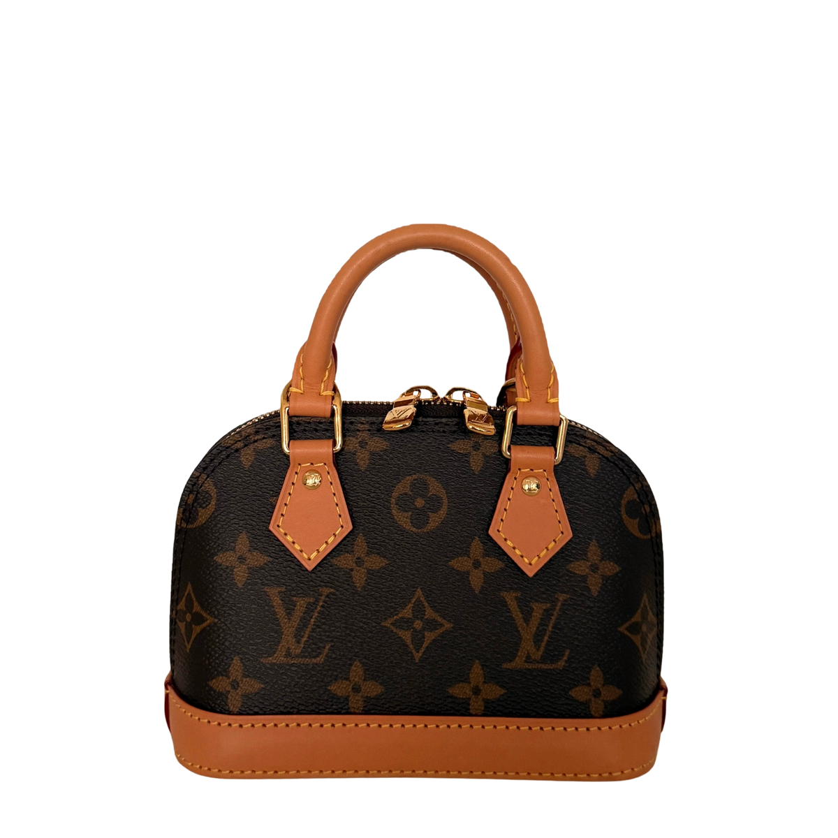 Louis Vuitton Nano Alma Monogram Canvas M82717 Braun Fullset 2025 / neuwertig Louis Vuitton