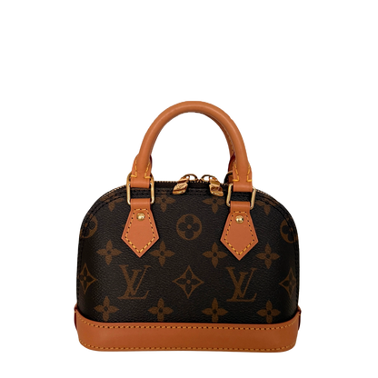 Louis Vuitton Nano Alma Monogram Canvas M82717 Braun Fullset 2025 / neuwertig Louis Vuitton