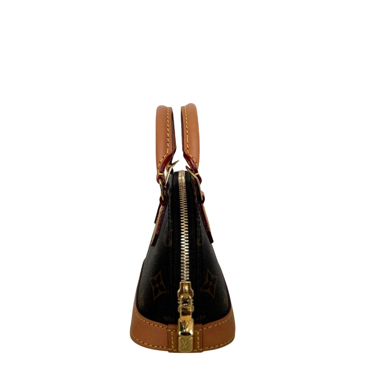 Louis Vuitton Nano Alma Monogram Canvas M82717 Braun Fullset 2025 / neuwertig Louis Vuitton