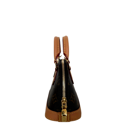 Louis Vuitton Nano Alma Monogram Canvas M82717 Braun Fullset 2025 / neuwertig Louis Vuitton