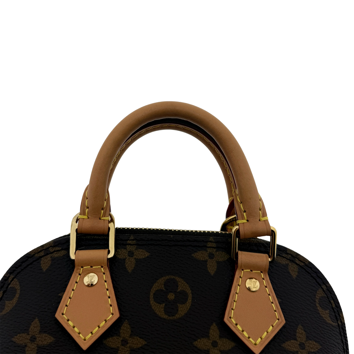 Louis Vuitton Nano Alma Monogram Canvas M82717 Braun Fullset 2025 / neuwertig Louis Vuitton