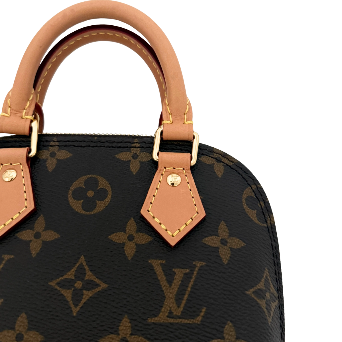 Louis Vuitton Nano Alma Monogram Canvas M82717 Braun Fullset 2025 / neuwertig Louis Vuitton