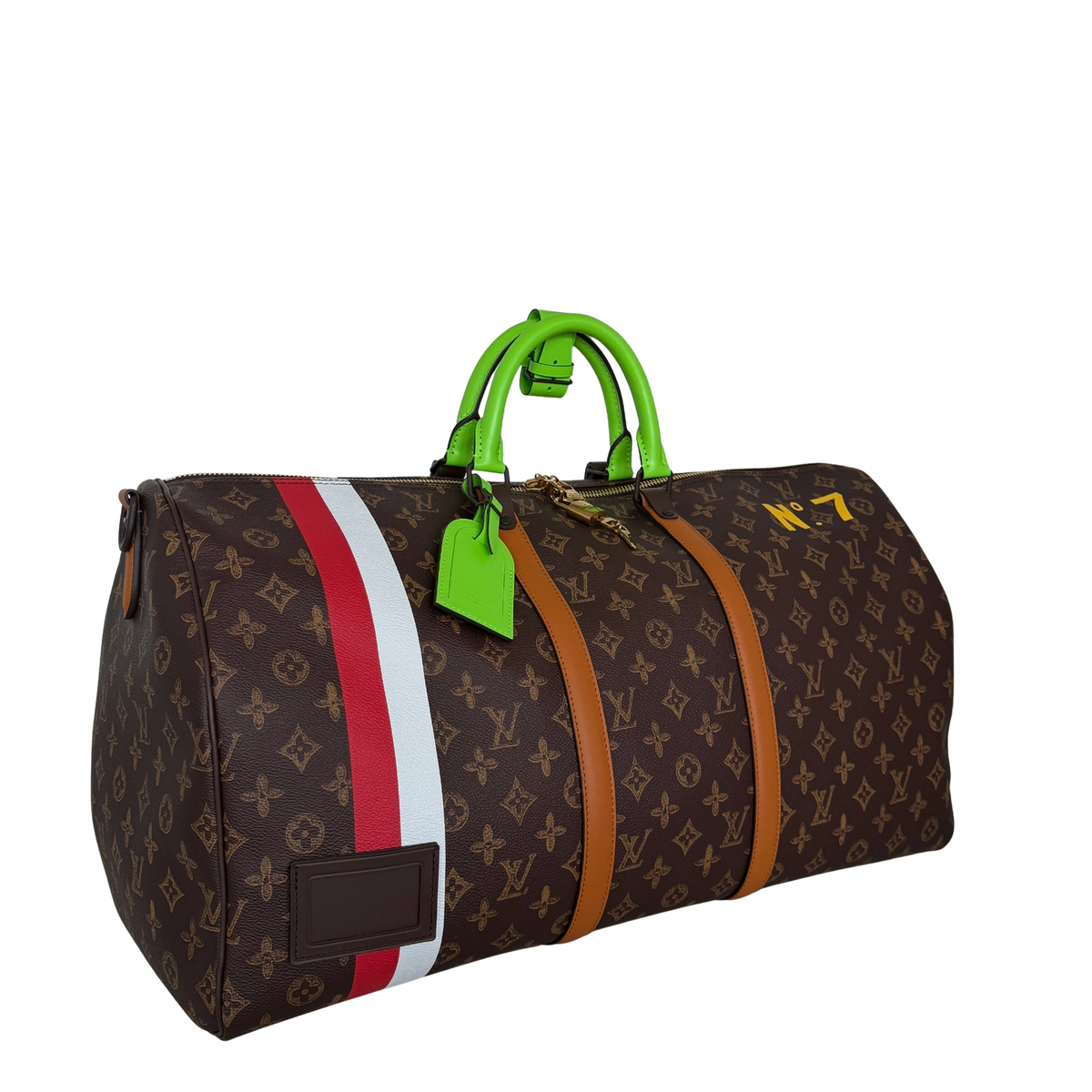Louis Vuitton Keepall Bandoulière 55 Virgil Abloh No. 7 Fullset / ungetragen Louis Vuitton