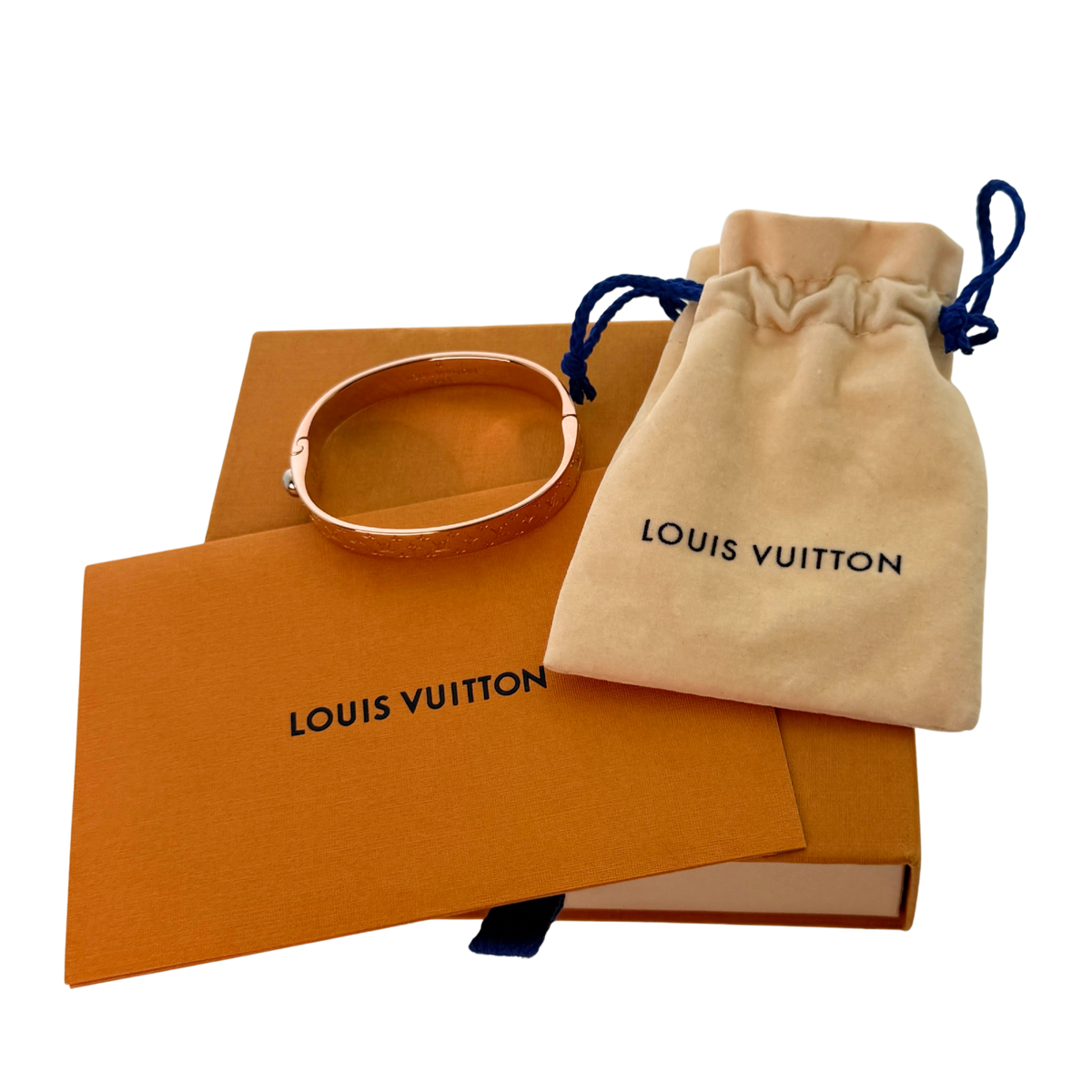 Louis Vuitton Nanogram Armreif Rosa Fullset / neuwertig Louis Vuitton