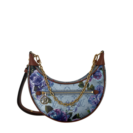 Louis Vuitton Metallic Monogram LV Garden Loop PM Blau / neuwertig Louis Vuitton