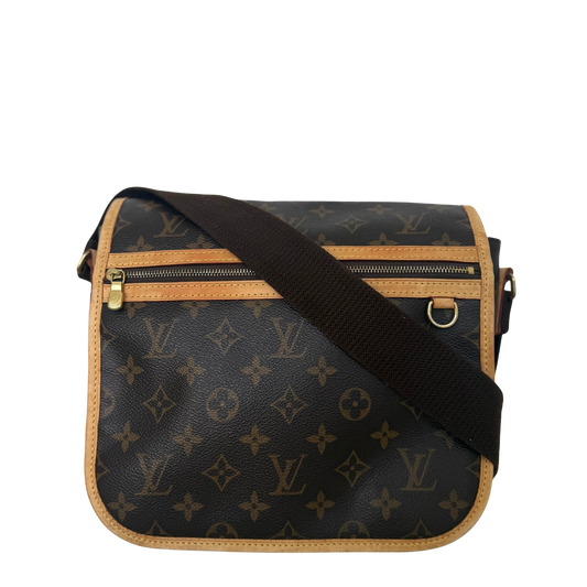 Louis Vuitton Monogram Messenger Tasche Bosphore PM Braun / gut Louis Vuitton