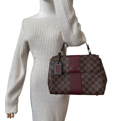 Louis Vuitton Damier Ebene Bond Street Satchel Tasche Braun / sehr gut Louis Vuitton