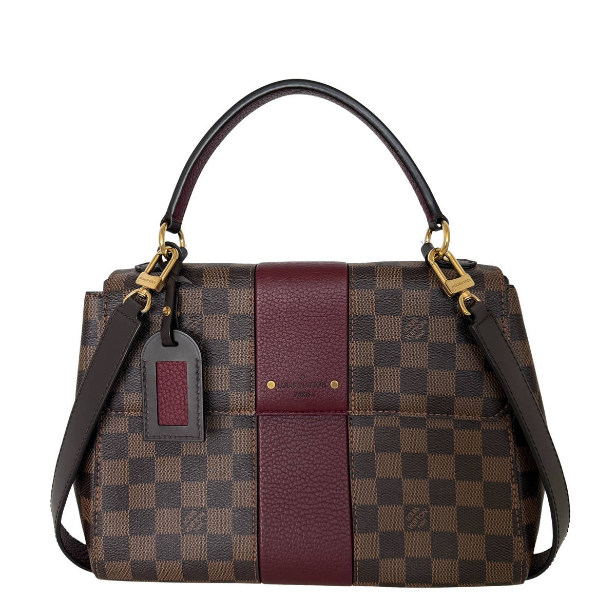 Louis Vuitton Damier Ebene Bond Street Satchel Tasche Braun / sehr gut Louis Vuitton