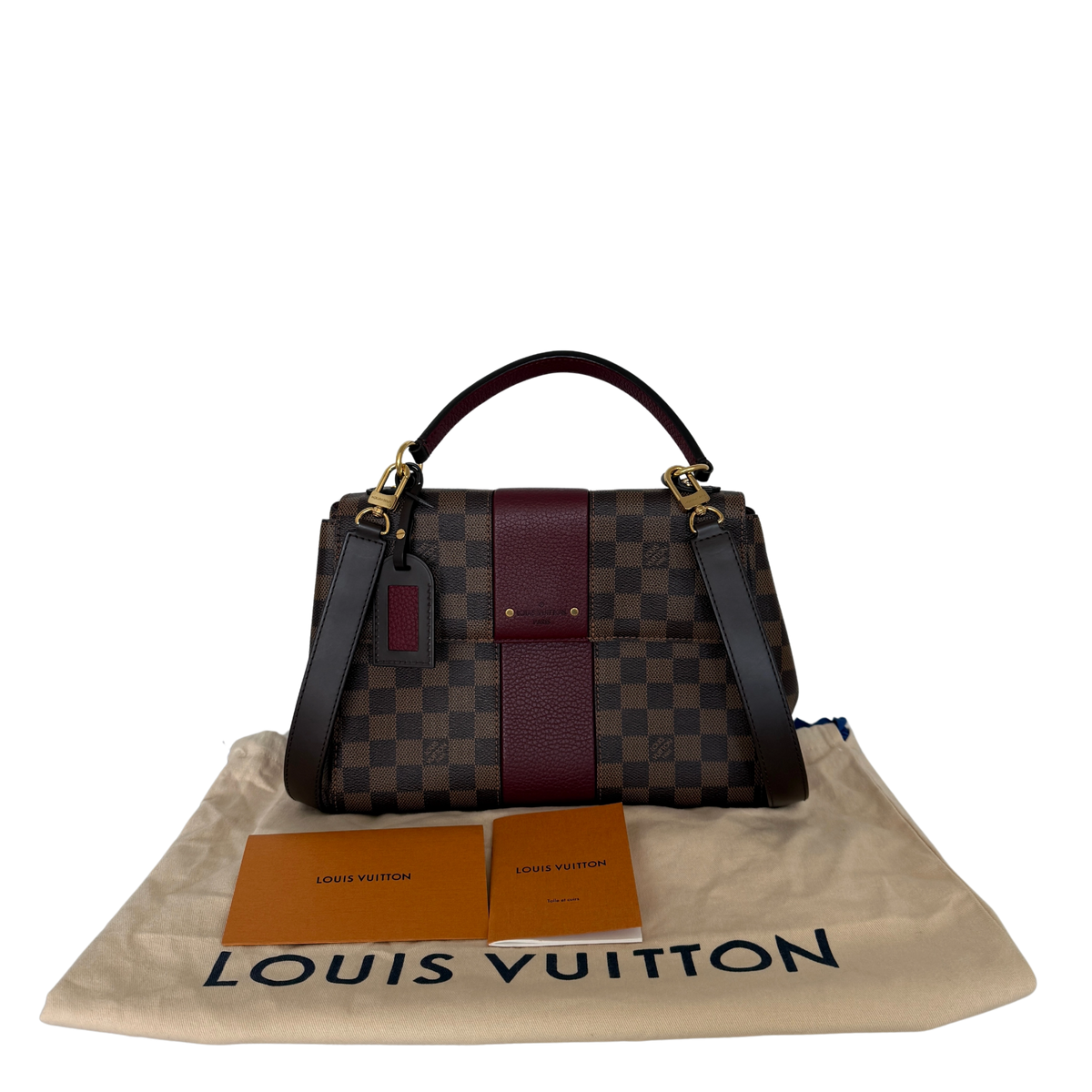 Louis Vuitton Damier Ebene Bond Street Satchel Tasche Braun / sehr gut Louis Vuitton