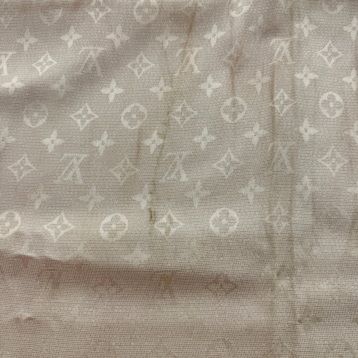 Louis Vuitton Monogram Shine Sjaal Beige
