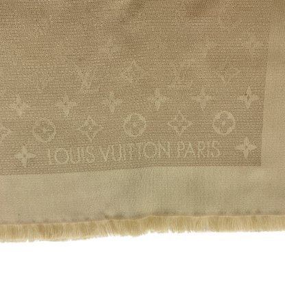 Louis Vuitton Monogram Shine Sjaal Beige