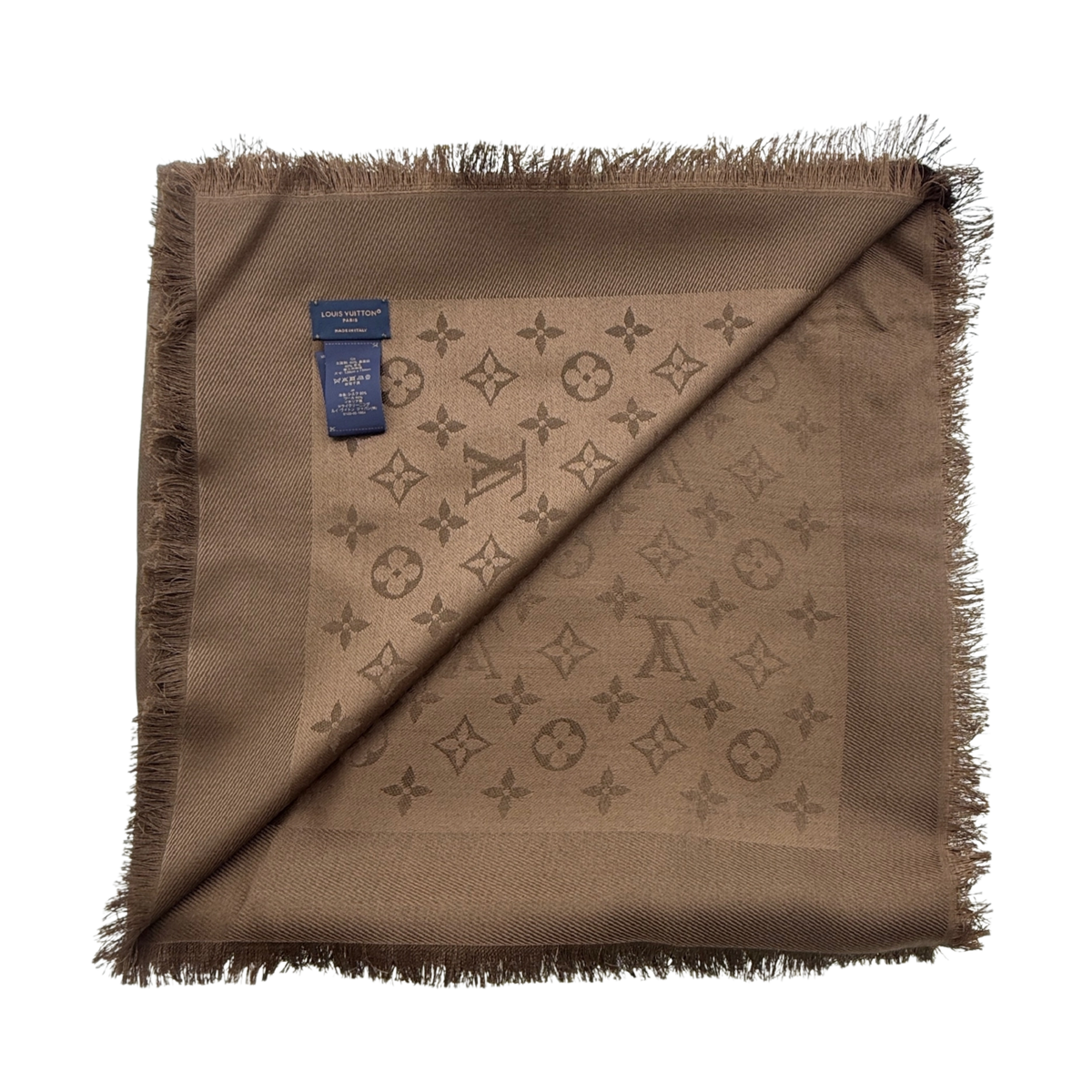 Louis Vuitton Monogram Classic Tuch Braun / sehr gut Louis Vuitton