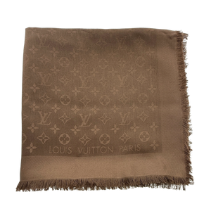Louis Vuitton Monogram Classic Sjaal Bruin