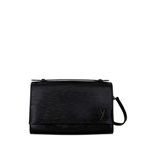 Louis Vuitton Cléry Schoudertas van Epi-leder Zwart