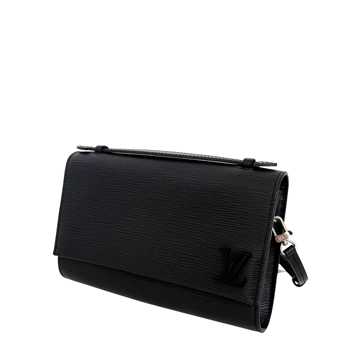 Louis Vuitton Cléry Umhängetasche aus Epi-Leder Schwarz / sehr gut Louis Vuitton